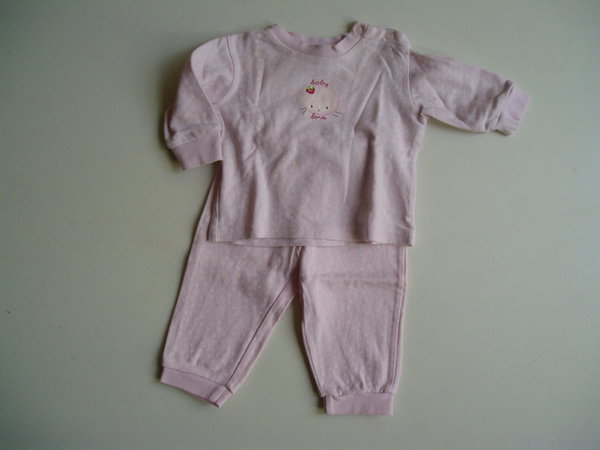 Roze tweedelige pyjama van Feetje maat 62