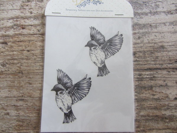 Vogeltjes, Tatoeage sticker